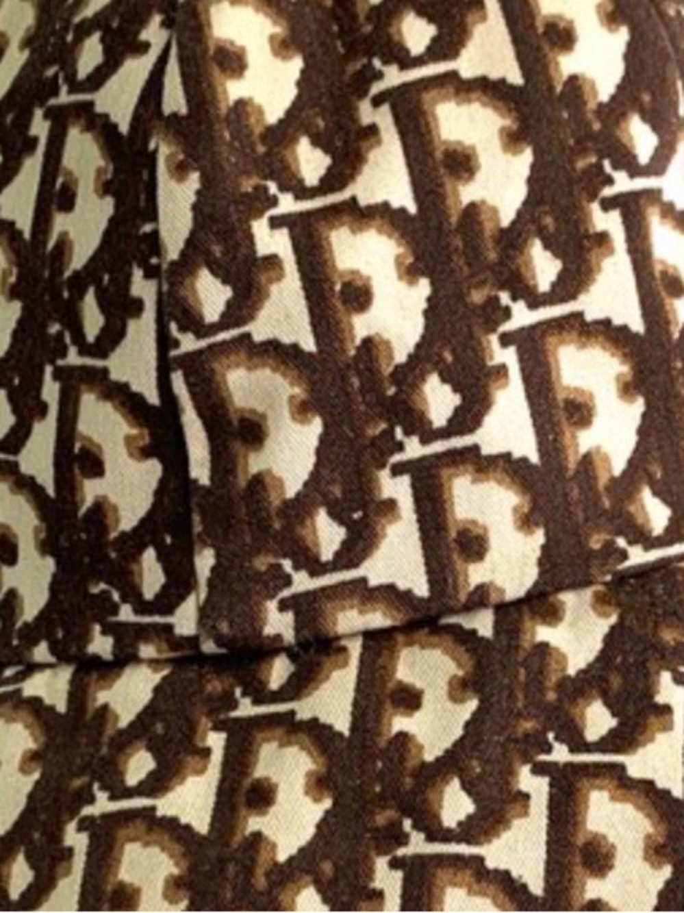 Vintage Christian Dior brown trotter monogram bucket hat one size - Picture 3 of 7